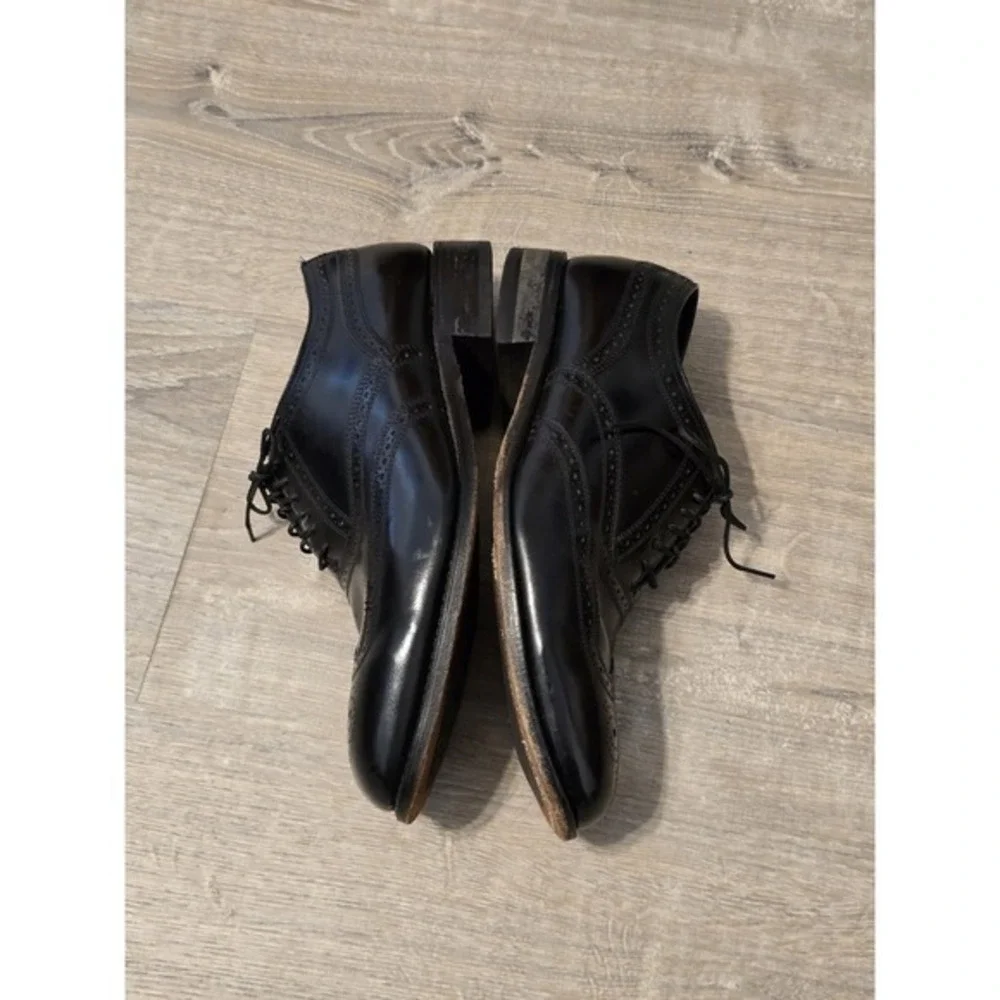 Florsheim Men's Black Oxfords Wingtip Dress Shoes Size 10.5D‎